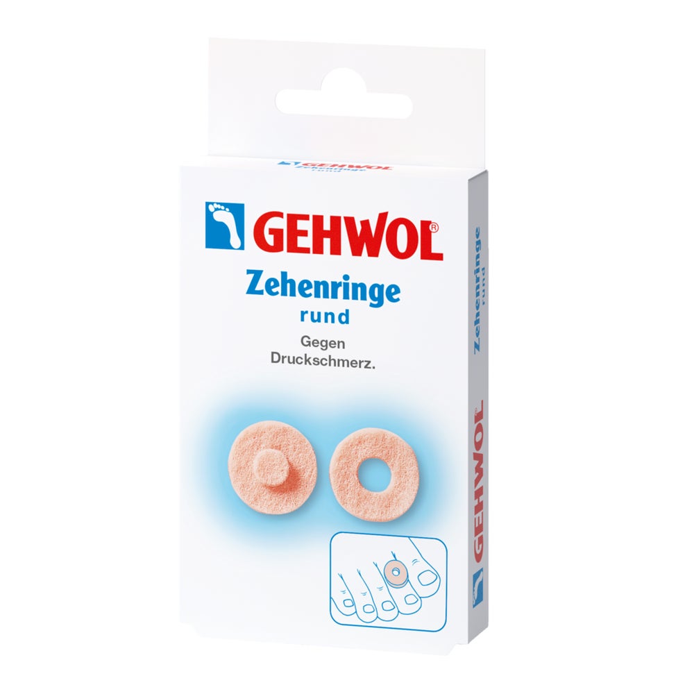 Gehwol anelli per dita dei piedi tondi 9 pezzi