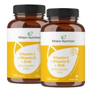Produktabbildung: Vitamin C+Vitamin D+Zink Immunsystem Ultra Doppelpack 2X120 St