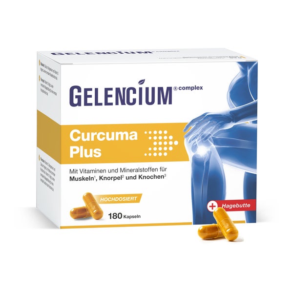 Gelencium Curcuma Plus hochdosiert m.Vit 180 St
