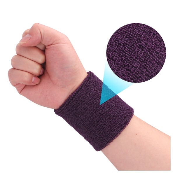 SCHWEISSBAND HANDGELENK SPORT ABSORBIEREND 1 St
