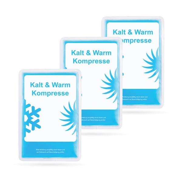IEA Medical Kalt Warmkompresse - 17x25cm - 3er Set 3 St