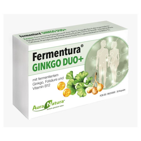 Auranatura Fermentura Ginkgo Duo+ Kapseln 30 St