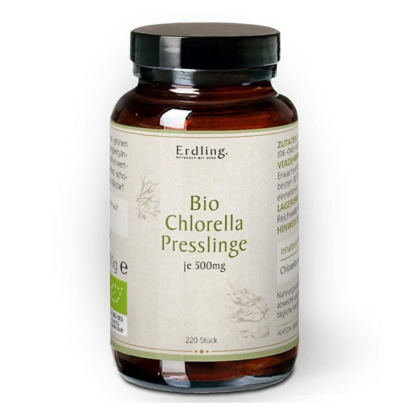 Chlorella Presslinge Bio - Algen Erdling 220 St