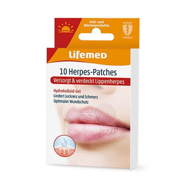 Lifemed Herpes-Patches transparent 1200 St