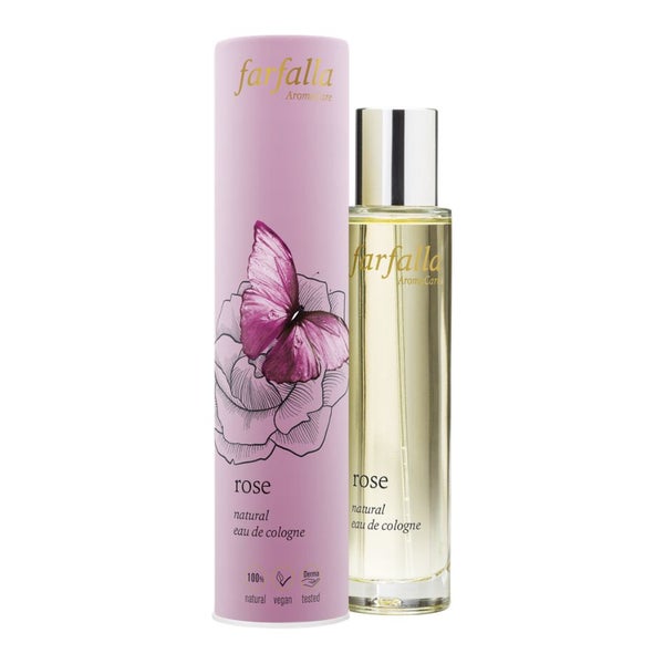 Farfalla rose, natural eau de cologne Bio