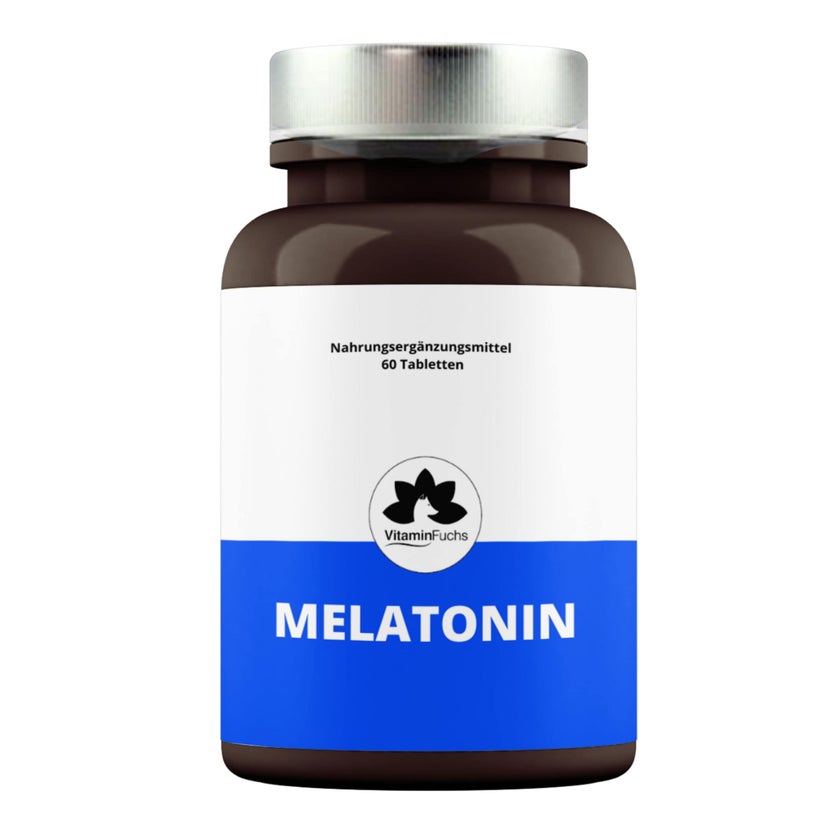 Melatonin Tabletten mit Passionsblume - VitaminFuchs 60 St