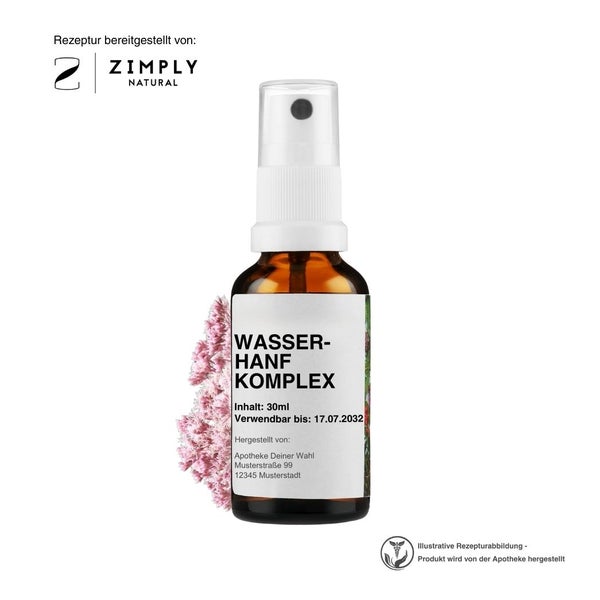Zimply Natural WASSERHANF KOMPLEX - Pflanzbasierte Rezeptur 30 ml