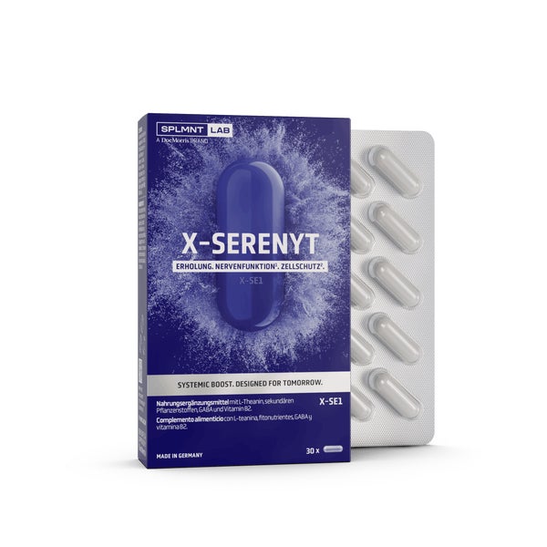 SPLMNT LAB X-SERENYT mit L-Theanin, Rhodiola, Ashwangandha, GABA 30 St