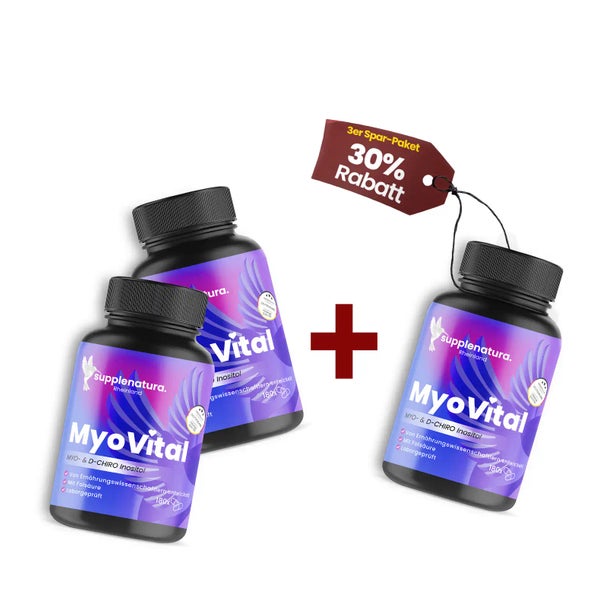 supplenatura® Myo-Inositol mit Folsäure - MyoVital® - 3er 540 St