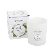 POSTQUAM HOME 100% VEGETABLE WAX CANDLE WITH TROPICAL RAIN FRAGRANCE  .