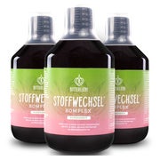 BitterLiebe Stoffwechsel * Shot - Mariendistel Artischocke Löwenzahn und L Carnitin zum Stoffwechsel beschleunigen * - Stoffwechselkur * mit Zink, Cholin und Bitterstoffe 3x 500 ml