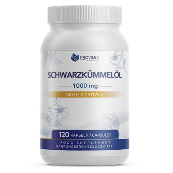 Provilea Schwarzkümmelöl Kapseln Testsieger – 100% Natürlich 120 St