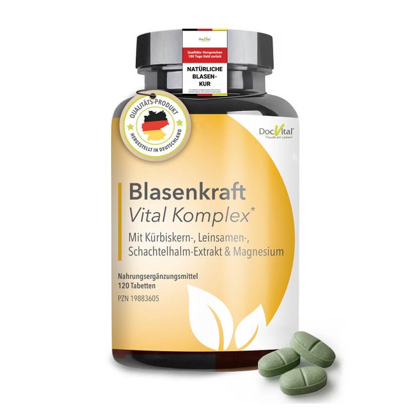 DocVital® Blasenkraft – 120 St. Komplex bei Blasenschwäche 120 St