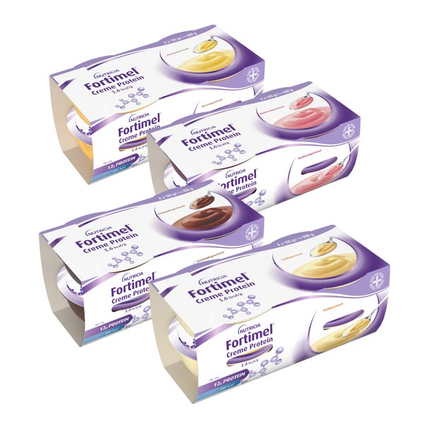 Fortimel Creme Protein Mischkarton 8X4X125 g