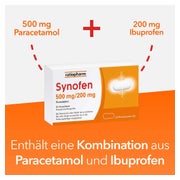 Synofen mit Ibuprofen und Paracetamol 20 St