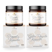 Propolis & Gelée Royale Kapseln im Set | 2x 60 Kapseln (100% Imker-Qualität) 47,64 g