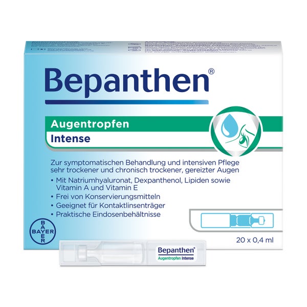 Bepanthen Augentropfen Intense 20X0,4 ml