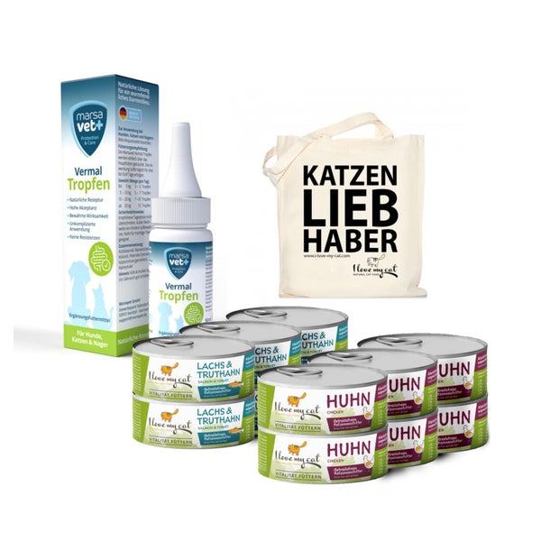 I love my cat Futterset für Katzen mit Giardien 1,300 g