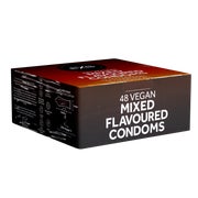 «Mixed Flavoured» - 48 vegane Aroma-Kondome, 4 Sorten (48 Kondome) 48 St