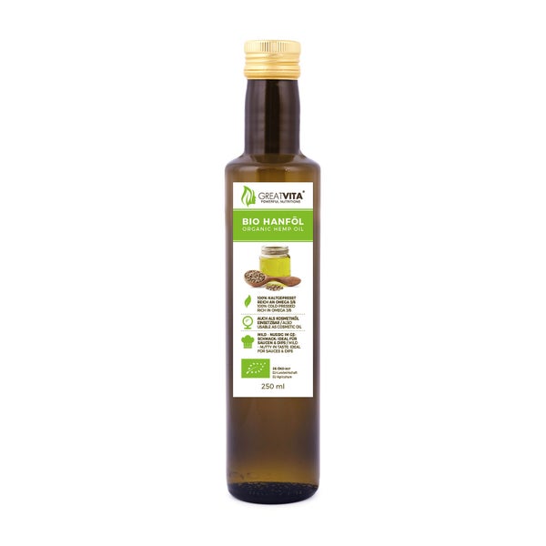 GreatVita Bio Hanföl 250 ml