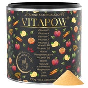 Vitapow Multivitamin Pulver + Magnesium, Zink, Selen - Vegan 270 g