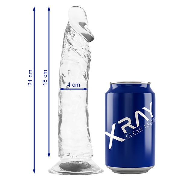 X Ray - Durchsichtiger, flexibler Dildo