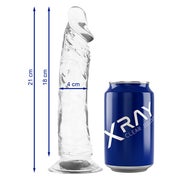 X Ray - Durchsichtiger, flexibler Dildo