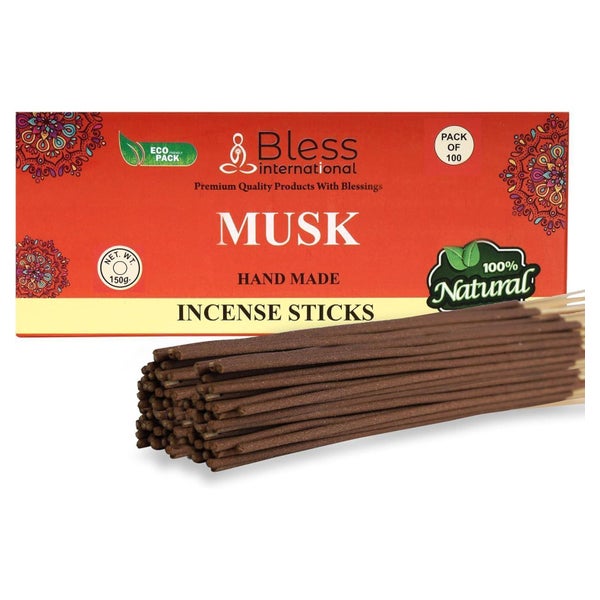 Räucherstäbchen Musk Handgetaucht Bio Musk 100 Sticks (150GM 1 St
