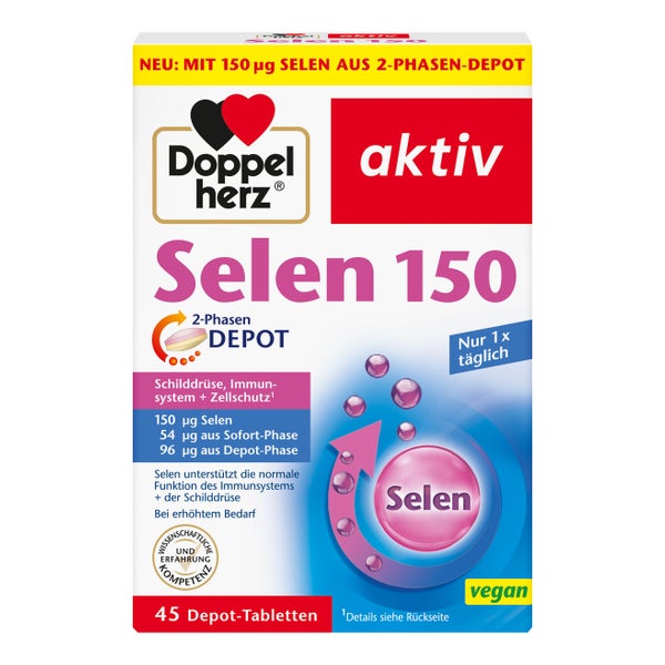 Doppelherz Selen 150 2-Phasen Depot 45 St