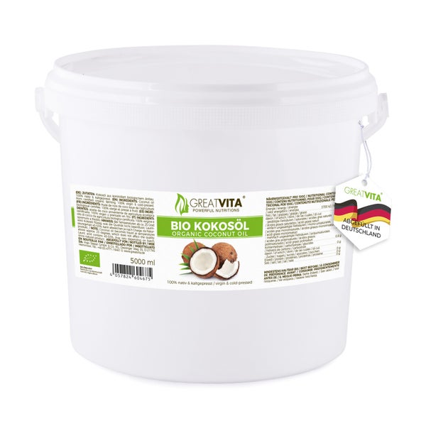 GreatVita Bio Kokosöl 5000 ml