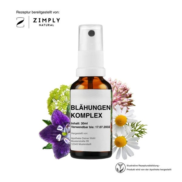 Zimply Natural BLÄHUNGEN KOMPLEX - Pflanzbasierte Rezeptur 30 ml