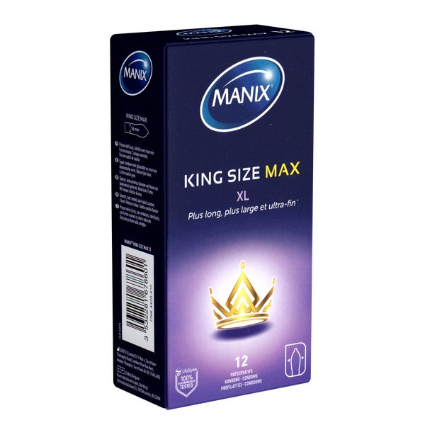 «King Size Max XL»; ultradünn, 54 mm, 190 mm (12 Kondome) 12 St