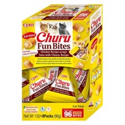 INABA Cat Fun Bites Chicken with Tun and Cheese 8x12g wraps 0,096 kg