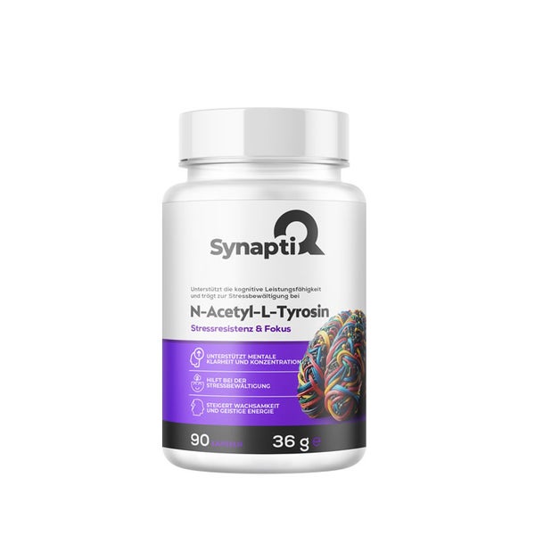 SynaptiQ®- N-Acetyl-L-Tyrosin (NALT) – Stressresistenz & Fokus 32 g