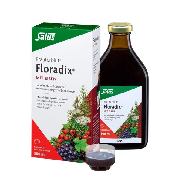 Salus Kräuterblut Floradix mit Eisen 500 ml