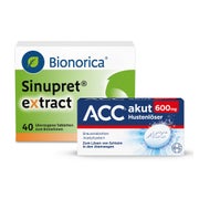 Sinupret ext 40 St + ACC akut 600 10 St 1 Set