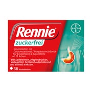 Produktabbildung: Rennie Zuckerfrei Kautabletten 36 St