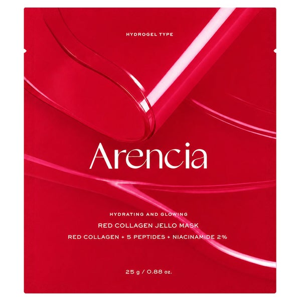 ARENCIA Rote Kollagen Gelee Hydrogel-Maske 4 St