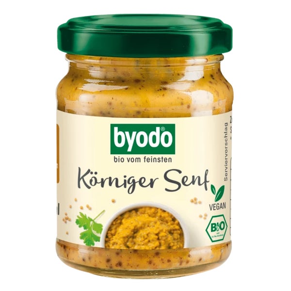BYODO Körniger Senf Bio 125 ml