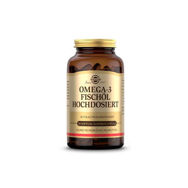 Solgar® Omega-3 Fischöl Hochdosiert 50 St