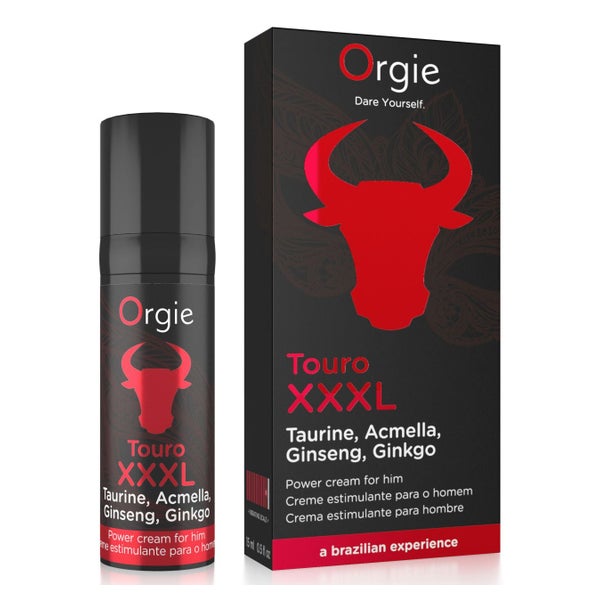 «Touro XXL» Power Cream – Massagecreme mit Ginseng & Ginkgo (0.015 l) 15 ml