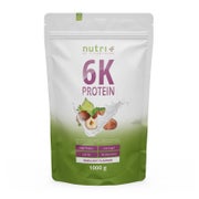 nutri+ 6K Veganes Protein Pulver - Hazelnut 1000 g