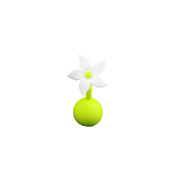 Milchpumpe Blumenverschluss - Weiss