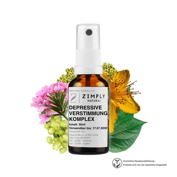 ZIMPLY NATURAL Depressive Verstimmung Komplex - Pflanzenbasierte Rezeptur 30 ml