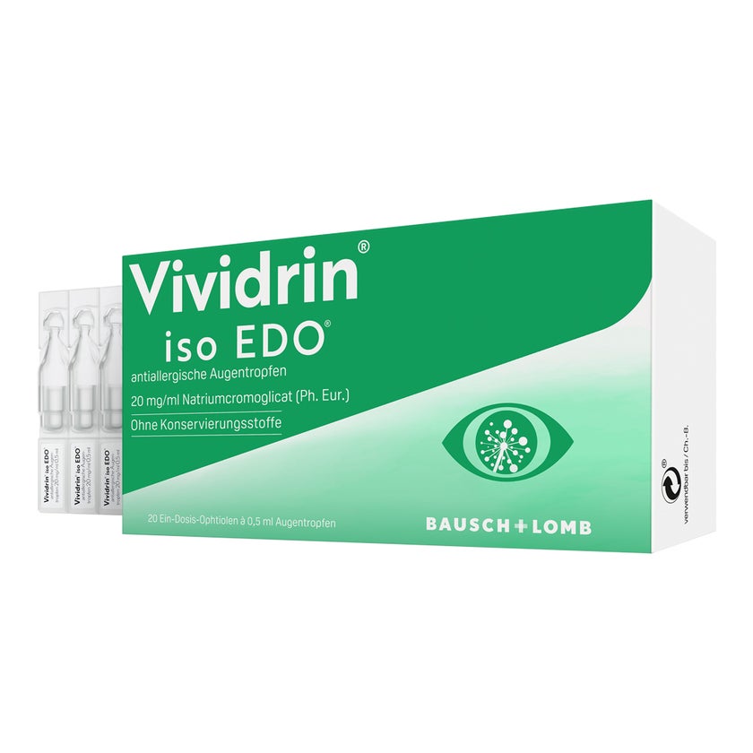 Vividrin iso EDO antiallergische Augentr 20X0,5 ml