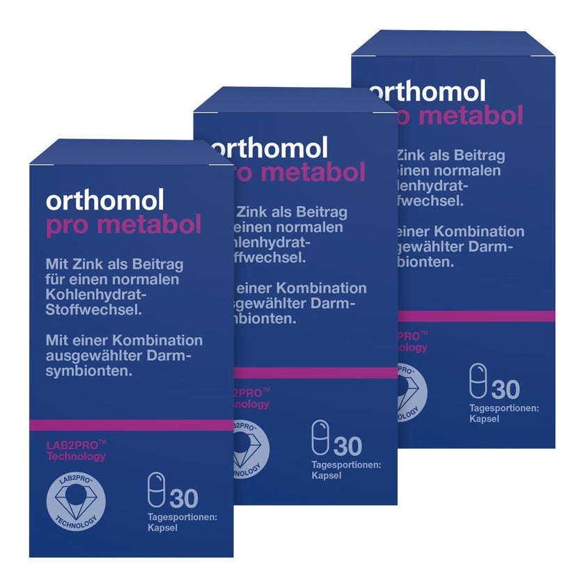 Orthomol pro metabol 3X30 St