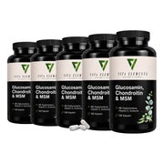 Vita Elements Glucosamin, Chondroitin & MSM Kapseln 5 x 180 St