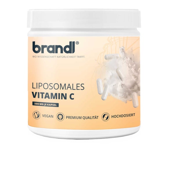 brandl® Liposomales Vitamin C hochdosiert vegan | Vit C (Ascorbinsäure) Kapseln extern laborgeprüft 240 St