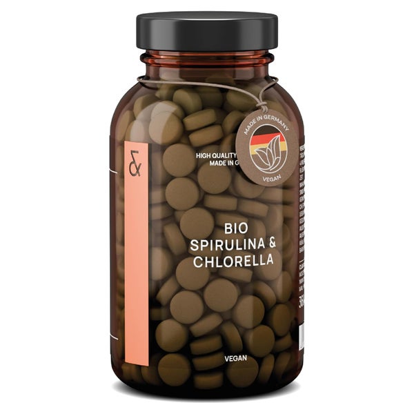 Clav Bio Spirulina & Chlorella Algen Pulver Tabletten 360 St
