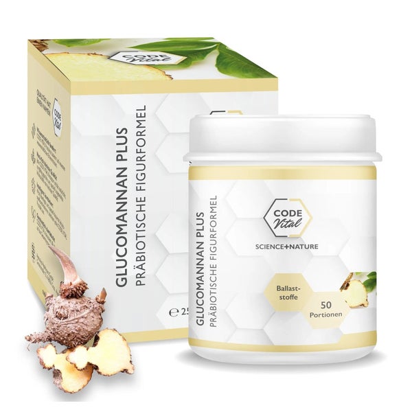 CODE Vital Glucomannan Plus, Präbiotische Figurformel + Sättigungseffekt 50 St